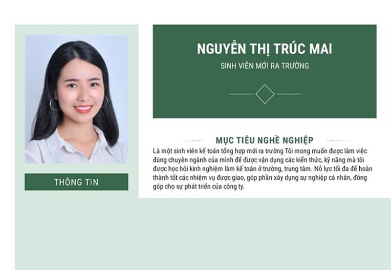 Phần mục tiêu nghề nghiệp trong CV của sinh viên mới ra trường