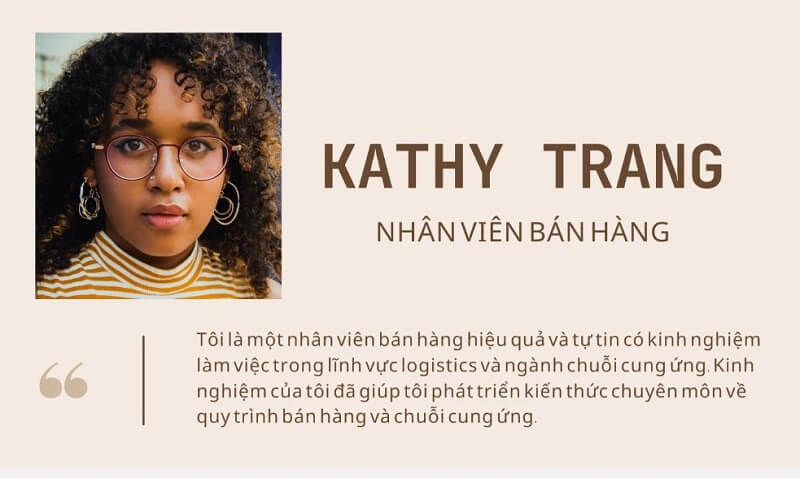 Mẫu CV ngành bán hàng