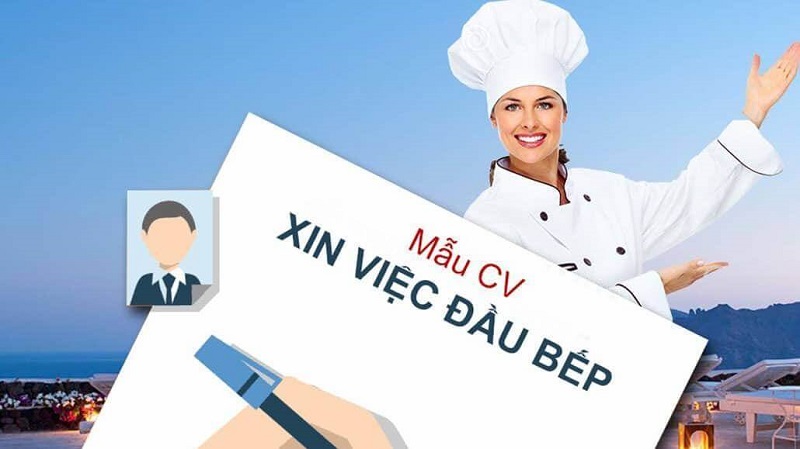 Mẫu CV xin việc bếp (Ảnh minh họa)