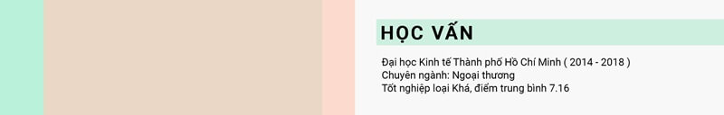 Trình độ học vấn trong CV ngành nhập liệu