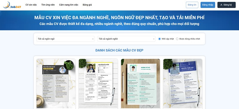 Chọn công cụ tạo CV xuất nhập khẩu online phù hợp