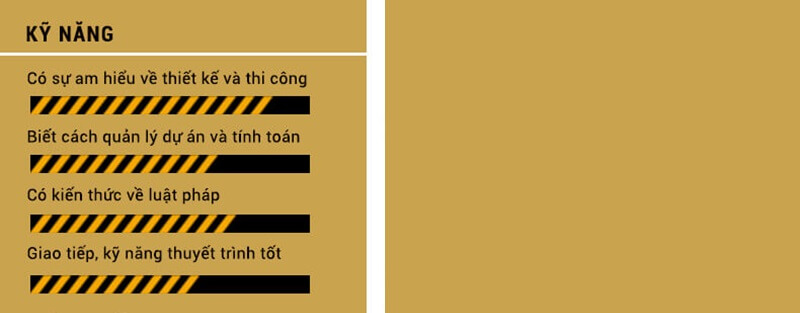 Phần kỹ năng của CV giao thông vận tải