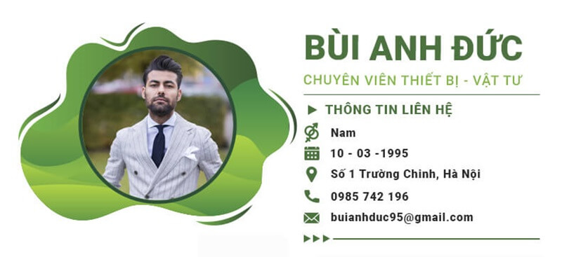 Thông tin cá nhân: khởi đầu bằng sự chính xác và rõ ràng