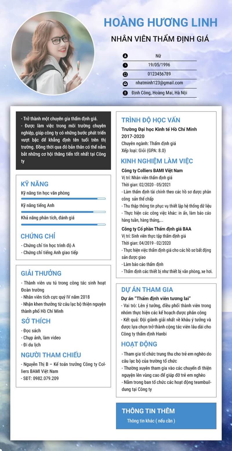 Tiêu chí của một CV Thẩm Định Giám Định chất lượng trong mắt nhà tuyển dụng
